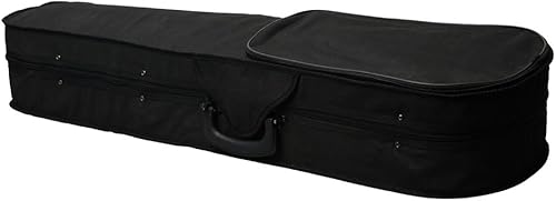 Miniatura 4 de Juego de viola acústica con arco de colofonia y instrumento musical, juego de viola de madera maciza barniz con funda ligera, arco y colofonia para