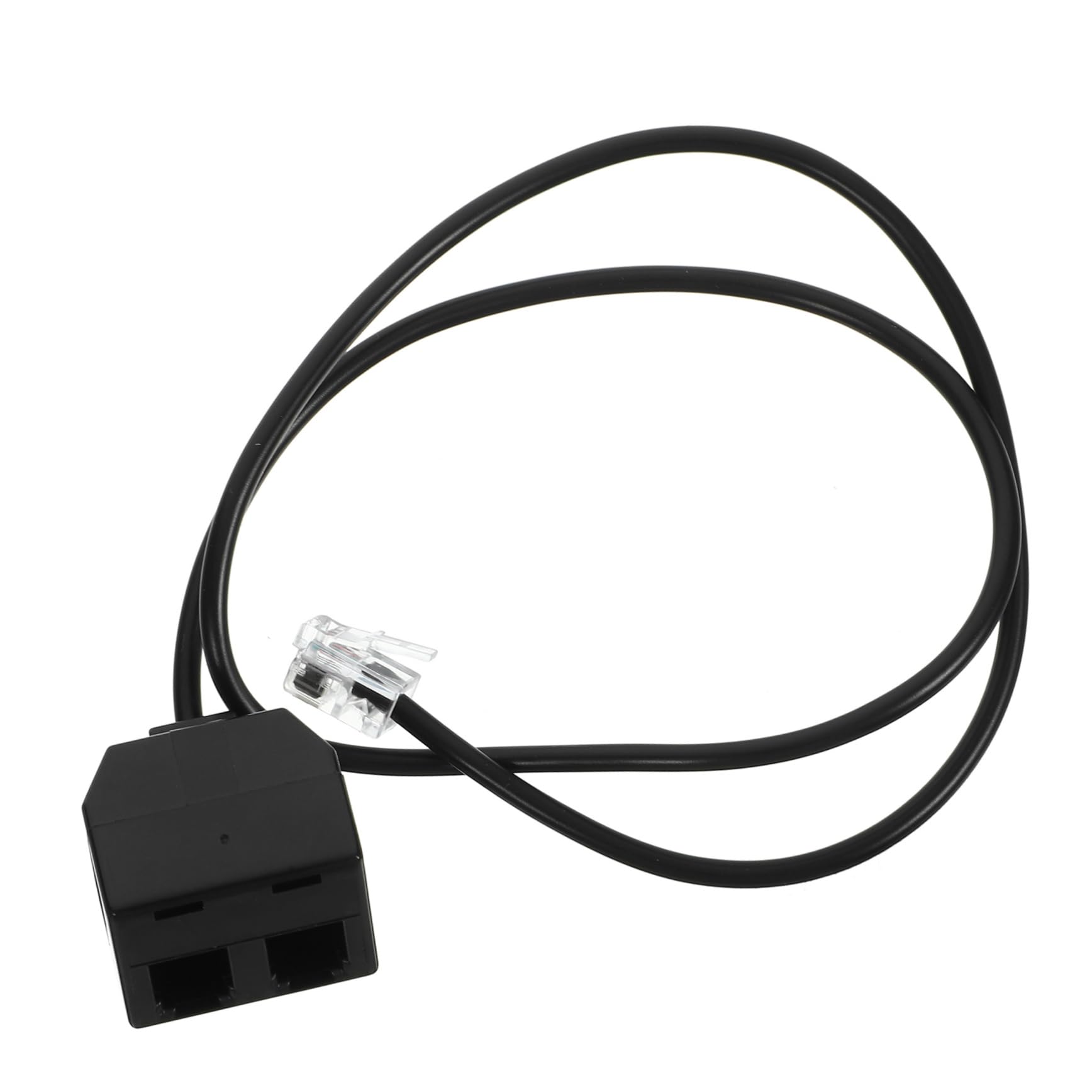KONTONTY Telephone Line Adapter Splitter Pc Dual Female Connector for Training Machines and Landline Phones Versatile Cable for Seamless Connectivity
