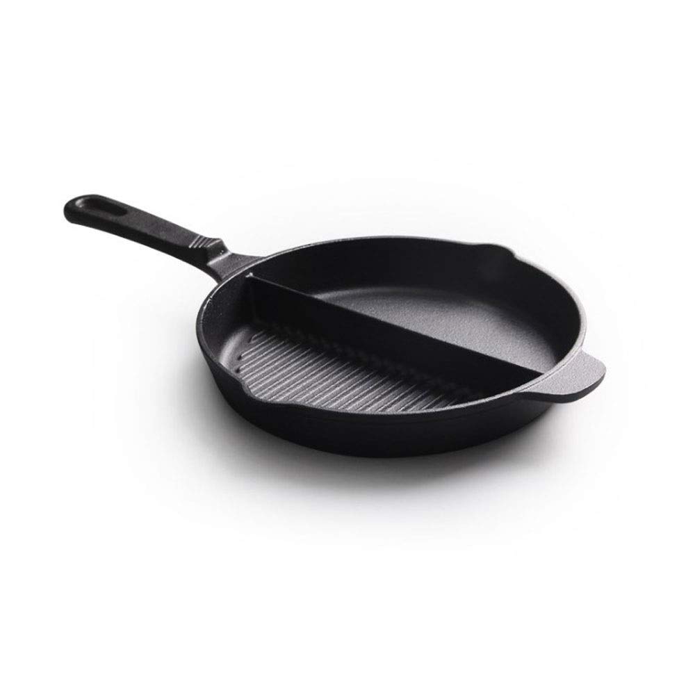 Poêle à Frire en Fonte Poêle à Steak Poêle à Frire en Fonte Non revêtue