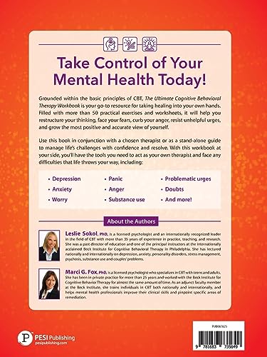 9781683735649 The Ultimate Cognitive Behavioral Therapy Workbook: 50+ Self-Guided Cbt Worksheets To Overcome Depression thumb #1