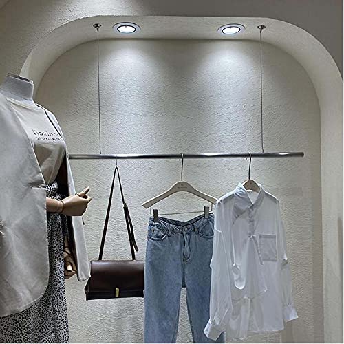 Display rack de vêtements en métal lourd et finitions luxe - 5