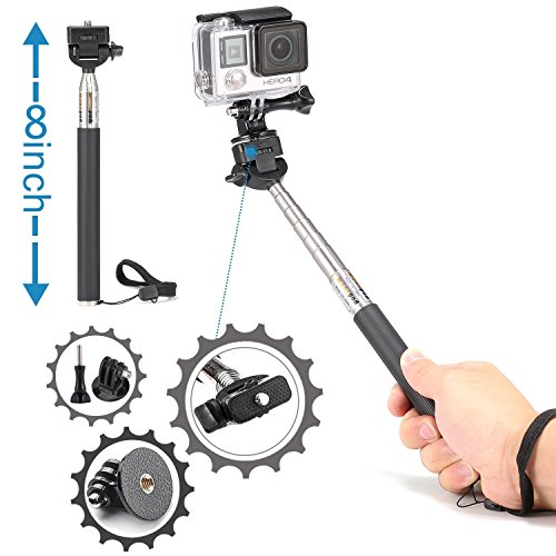 Image of Action Pro Accessories Kit Compatible with GoPro-13 /12 /11 /10 /9 /8 /7 /6 /5 /4 /3+ Session Accessory Bundle Set for Action Camera SJ4000 /SJ5000 SJ6 /Xiaomi /Yi