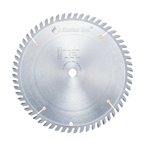 Amana Tool - DT10601 Carbide Tipped Ditec 2000 Cut-Off and Crosscut 10 Inch Dia x 60T TCG,