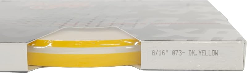 Fita Pinstripe Dupla para Personalização Automotiva Universal Products TFX 0008073 Dark Yellow – Rolo com 45,72 m