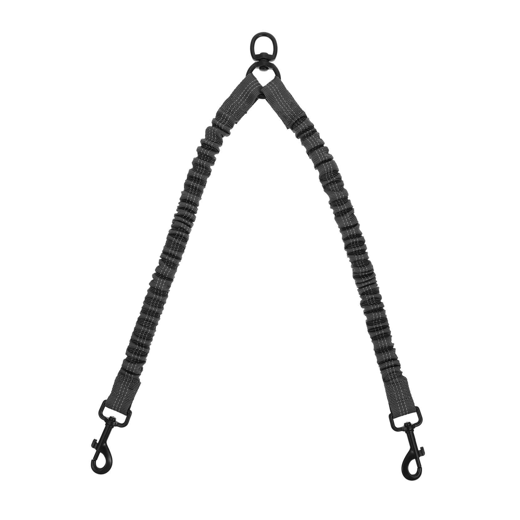 DECHOUS Double End Reflective Pet Leash Elastic Portable Dog Leash for Night Walking Material Ergonomic Design for Comfort and Control