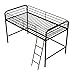 DHP Jett Junior Twin Metal Loft Bed, Black