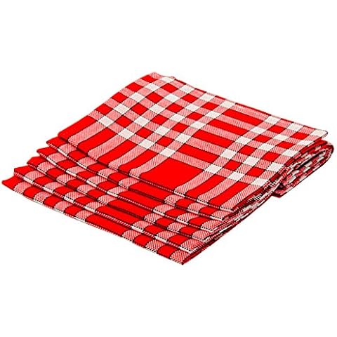 Lingorama Serviette Normande Rouge 50x50 Cover