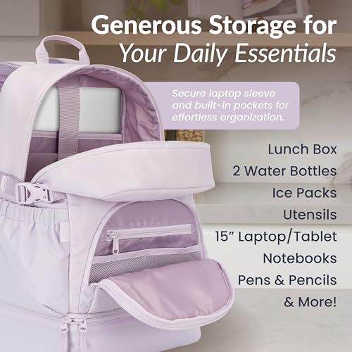Image of Bentgo 2-in-1 Adult Backpack & Insulated Lunch Bag