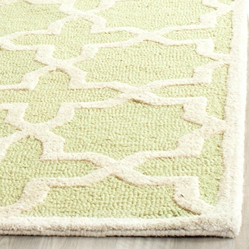 Tapete corredor de lana cambridge 2'6" x 6' verde claro miniatura 4