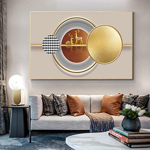 Affiche géométrique nordique 50x70 cm pour moderniser la décoration de votre salon