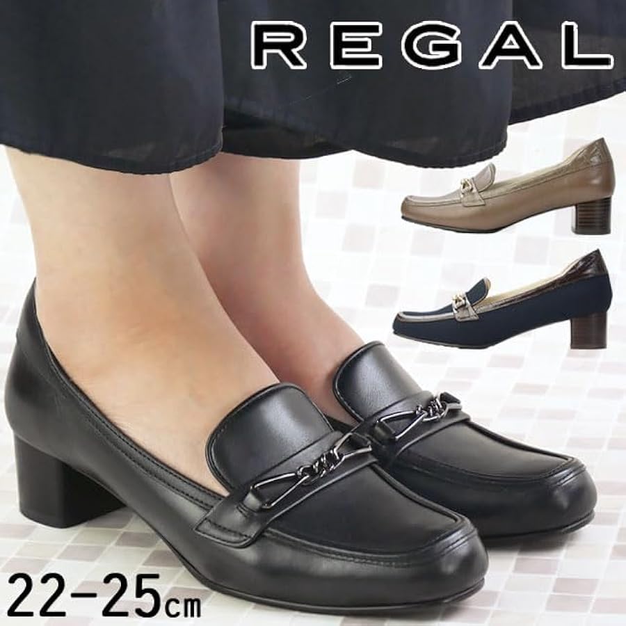 REGAL ヒールアップローファー F35Q REGAL ヒールアップローファー F35Q