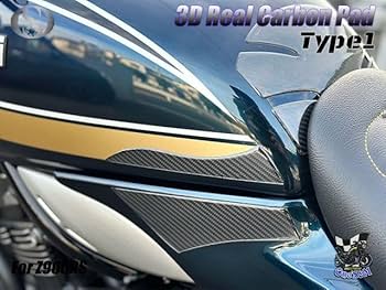 z900RS A-TECH タンクパッド（綾織） A-TECH タンクパット 綾織カーボン Z900RS｜タンクプロテクター