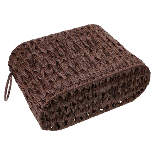Cesta de mimbre multiusos para acabar con el desorden en baldas y armarios 2