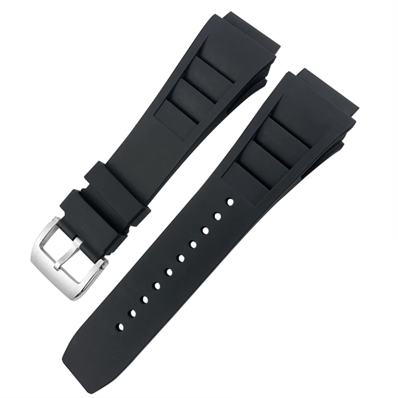 Correa de reloj de goma de 20mm y 25mm para Richard Spring Bar, correa de silicona para reloj deportivo Mille, pulsera impermeable suave