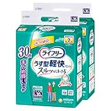 Lサイズライフリー うす型軽快パンツ30枚入り ✳️4袋✳️ ライフリー うす型軽快パンツ Lサイズ｜ユニ・チャーム