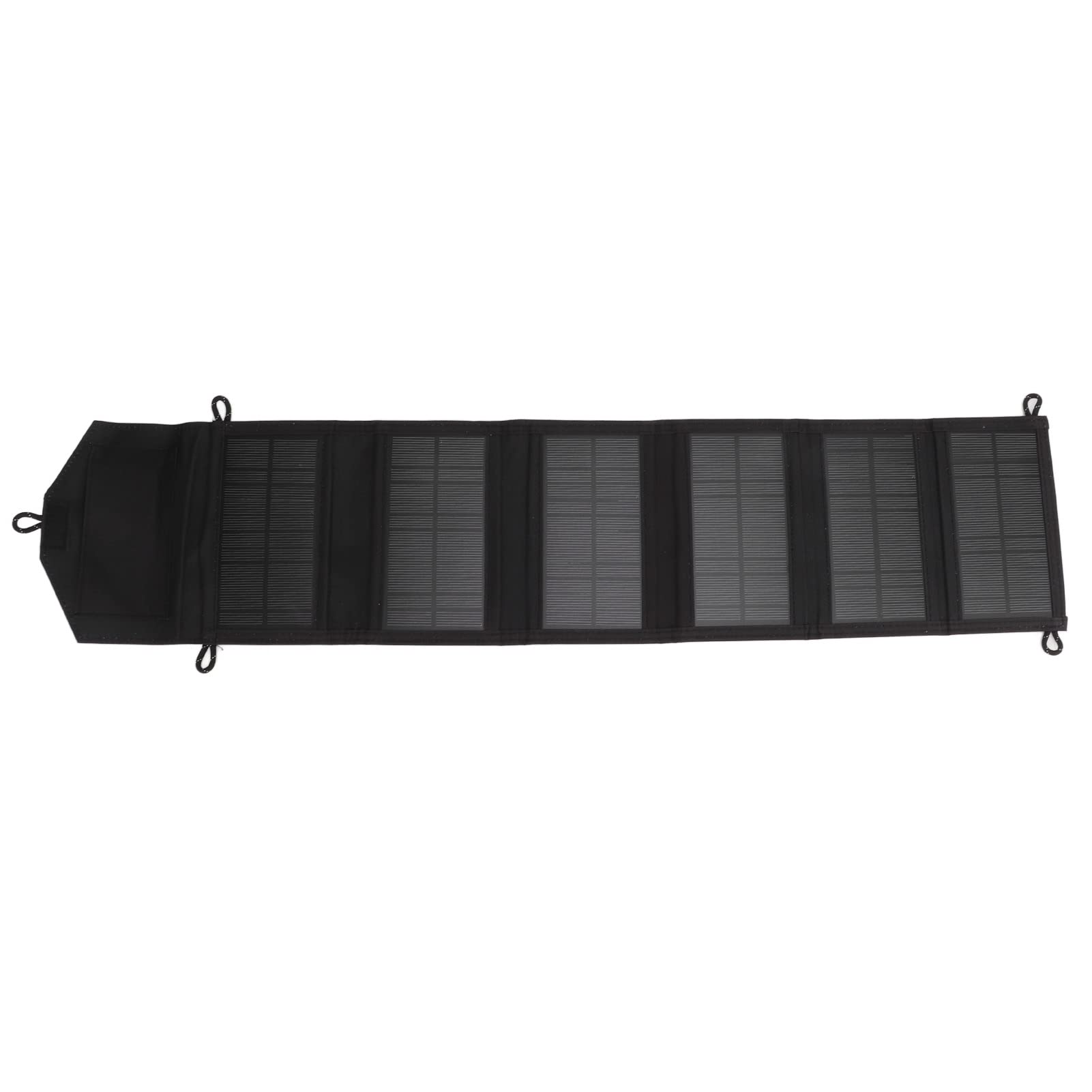 Tbest Bolsa Plegable con Panel Solar Portátil, 20W, con Salida USB Dual, Tela Ox para Acampar Al Aire, Senderismo, Carga de Emergencia
