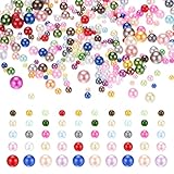 [Design Funzionale] - Queste perle colorate sono perfette per progetti DIY, permettendoti di creare gioielli, decorazioni e oggetti artigianali unici e personalizzati. Ogni perline Perle è liscia e rotonda, con un'alta lucentezza superficiale, aggiungendo bellezza raffinata alle tue decorazioni.