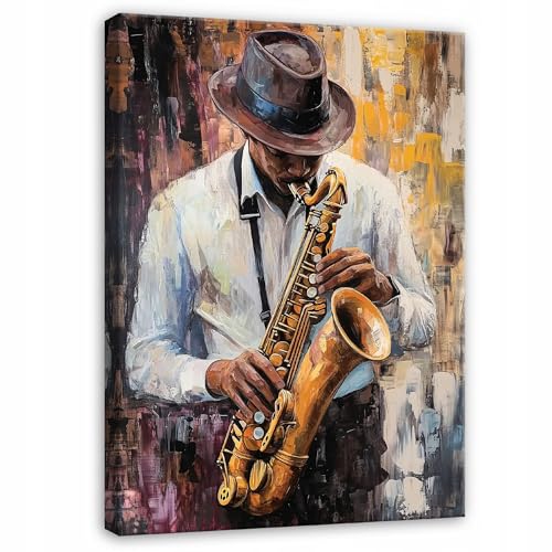 WallArena - Impression sur toile - Homme - 40x60 cm - Tableau decoration murale - Tableau mural XXL grand format pour salon, chambre à coucher - Impression...