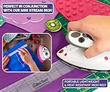 The Quilted Bear Mini Iron Rest - Mini Silicone Heat Resistant Iron Pads for General Crafts or Quilting Use with Four Different Colour Mats Available (Navy Blue) - Image 5