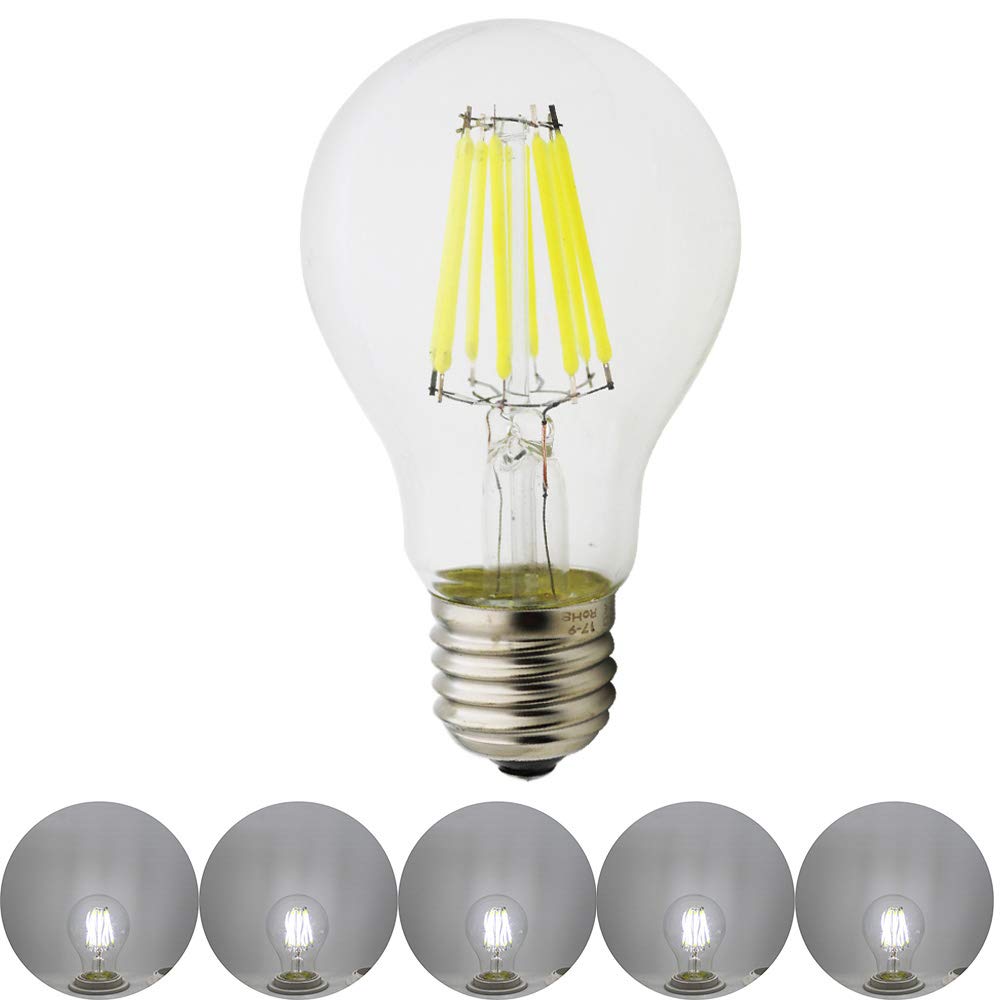 A60 A19 Led Light Bulbs Bright Edison Globe Bulb 8 Watt LED Light Bulbs Vintage Classic Design Filament — view 2