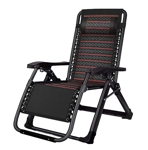 JYARZ Tumbona Sillas Plegables Tumbonas Sillas Reclinables Plegables Relax Tumbona Ajustable Silla De Respaldo Alto Jardín Playa Vacaciones Al Aire Libre Jardin Exterior(B)