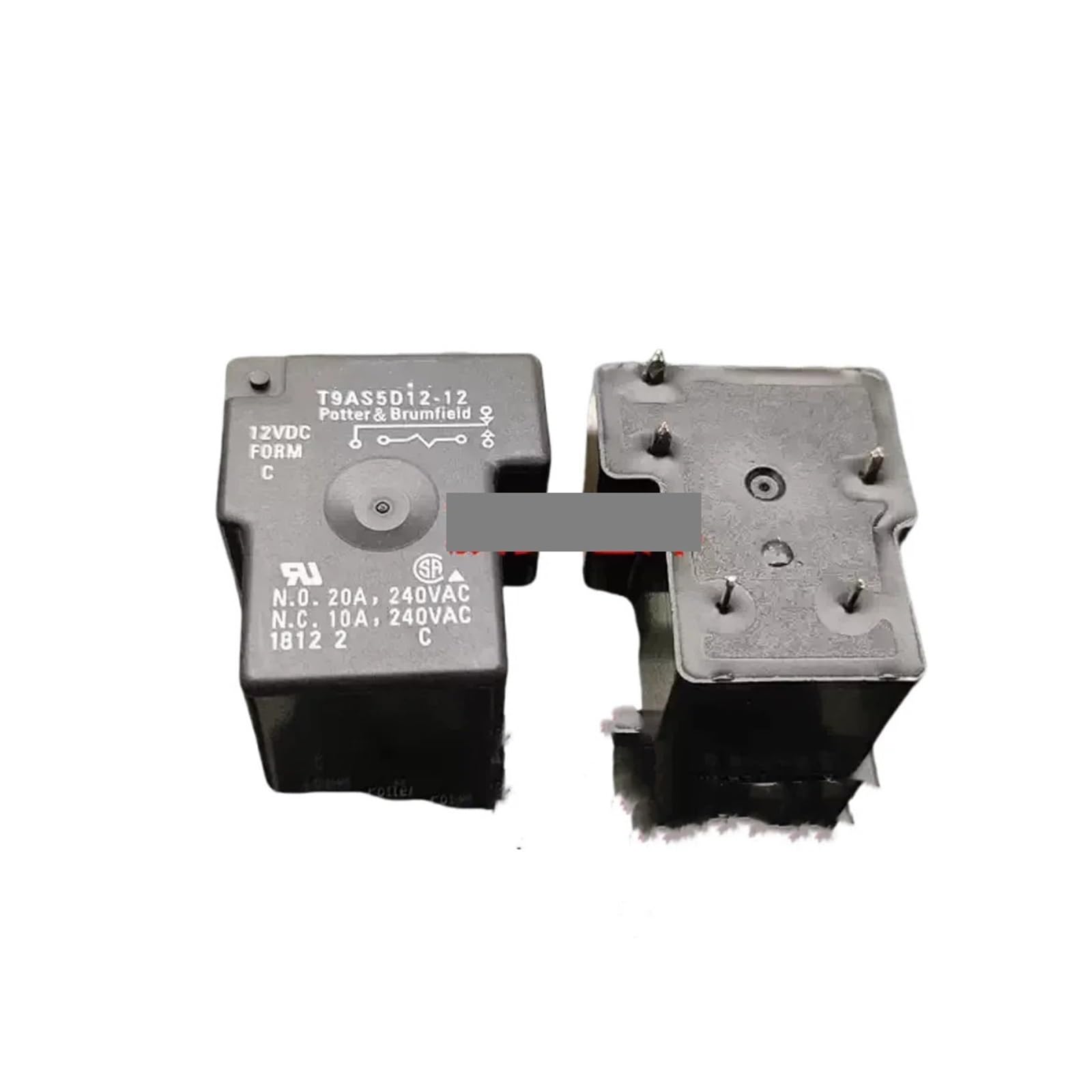 Relais T9AS5D12-24 5 broches 20A 24V CC de qualité industrielle pour isolation électrique