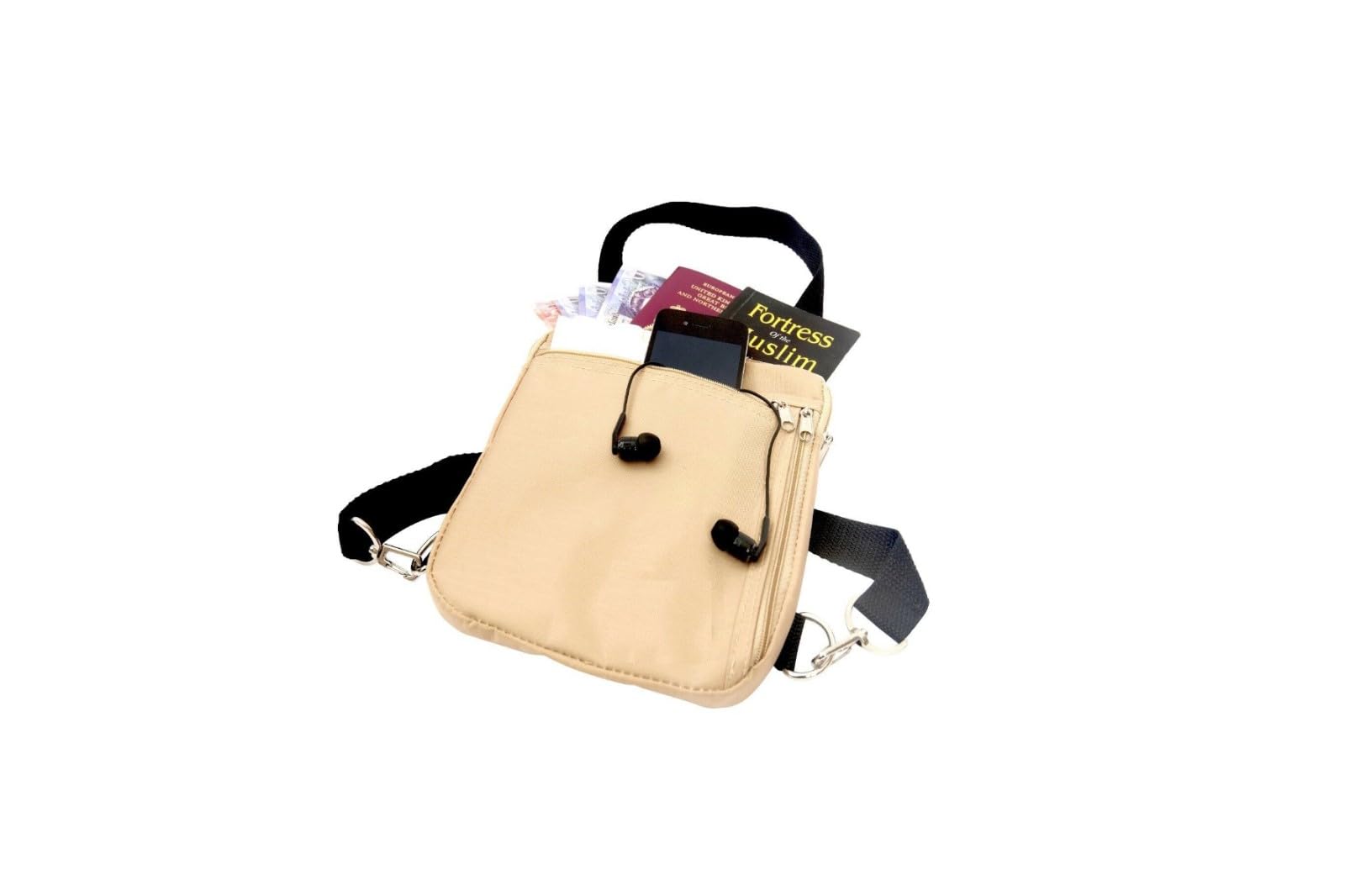 Mr. Gadget's Solutions Ihram Haji Umrah Bag Hajj Safe Anti Theft Safety Secure Neck & Side Bag, Waist Bags & Chest Bags