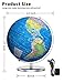 Waldauge Illuminated World Globe with Stand, 13