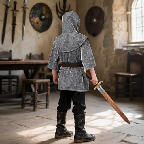 Disfraz Completo Medieval de Caballero para Niños miniatura 3