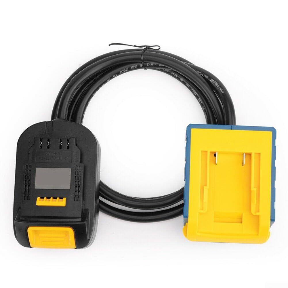 SPORTARC Adattatore per Batteria elettrica, Cavo di prolunga Portatile per Batteria, Adattatore Massimo 18/20 V per componenti per Utensili elettrici (per)