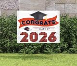 KH Sports Fan UT San Antonio Roadrunners Congrats Class of 2026 Graduation Yard Sign, 18x24