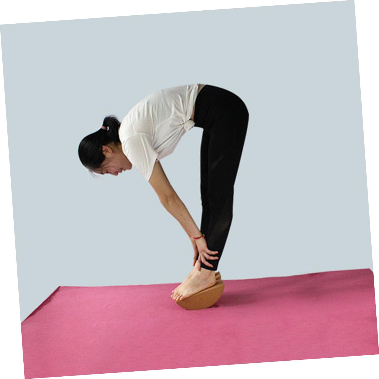 Bloque De Yoga De Corcho Antideslizante, Pequeño y Ligero, Ladrillo De Alta Densidad Para Entrenamiento Físico, Accesorio De Fitness Para Yoga y Pilates En Casa