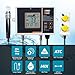 Automatic pH Controller with Dosing Pump & Dual Relay Output for pH Up and Down Dispense, Wall Mounted Aquariums pH Temperature Monitor with Data Chart Display for Hydroponic Nutrient Reservoir