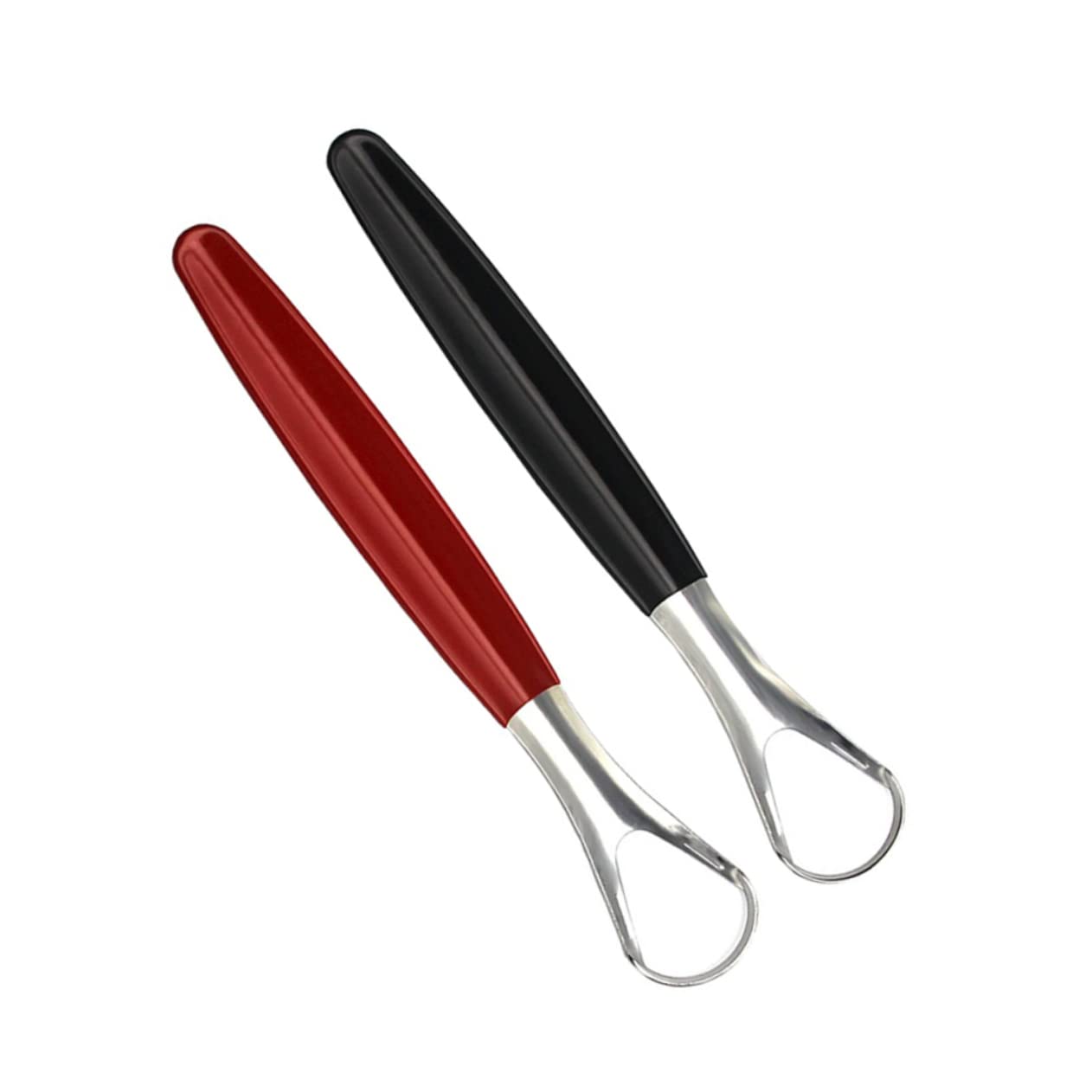 Baluue Tongue Scraper Stainless Steel Brush Plaque Removal Comfortable Oral Care