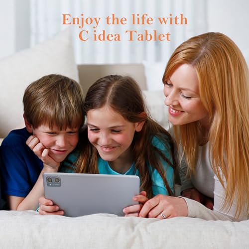 Image of 10 inch Tablet, Android 12 Tablet with Octa-Core CPU, 64GB Storage Expandable up to 1TB, 1280x800 IPS HD Display, 13MP Dual Cameras, 6000mAh Battery, WiFi /Bluetooth 5.0, Android App Store Access-Gray