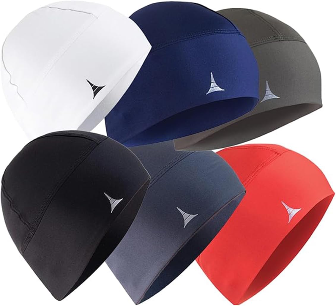 Helmet Liner Sweat Wicking Skull Cap Beanie. Ultimate Performance Moisture Wicking. Fits Under Helmets