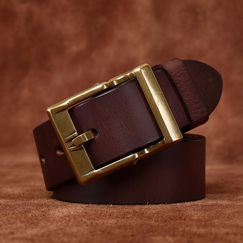 3.8cm Wild Belt Cowhide Belts Trim To Fit Adjustable Belt Men Fashion Pin Buckle Simple Men's Belts Leisure Belts3