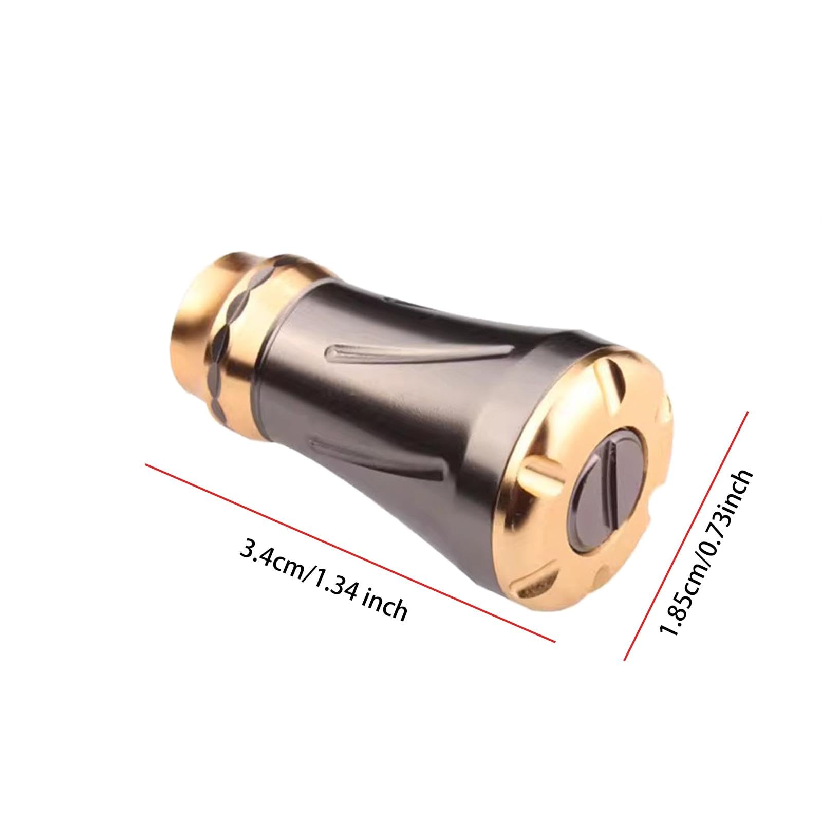 kowaku Replacement Knob for Fishing Reel Handle with Grip, Coffee Color