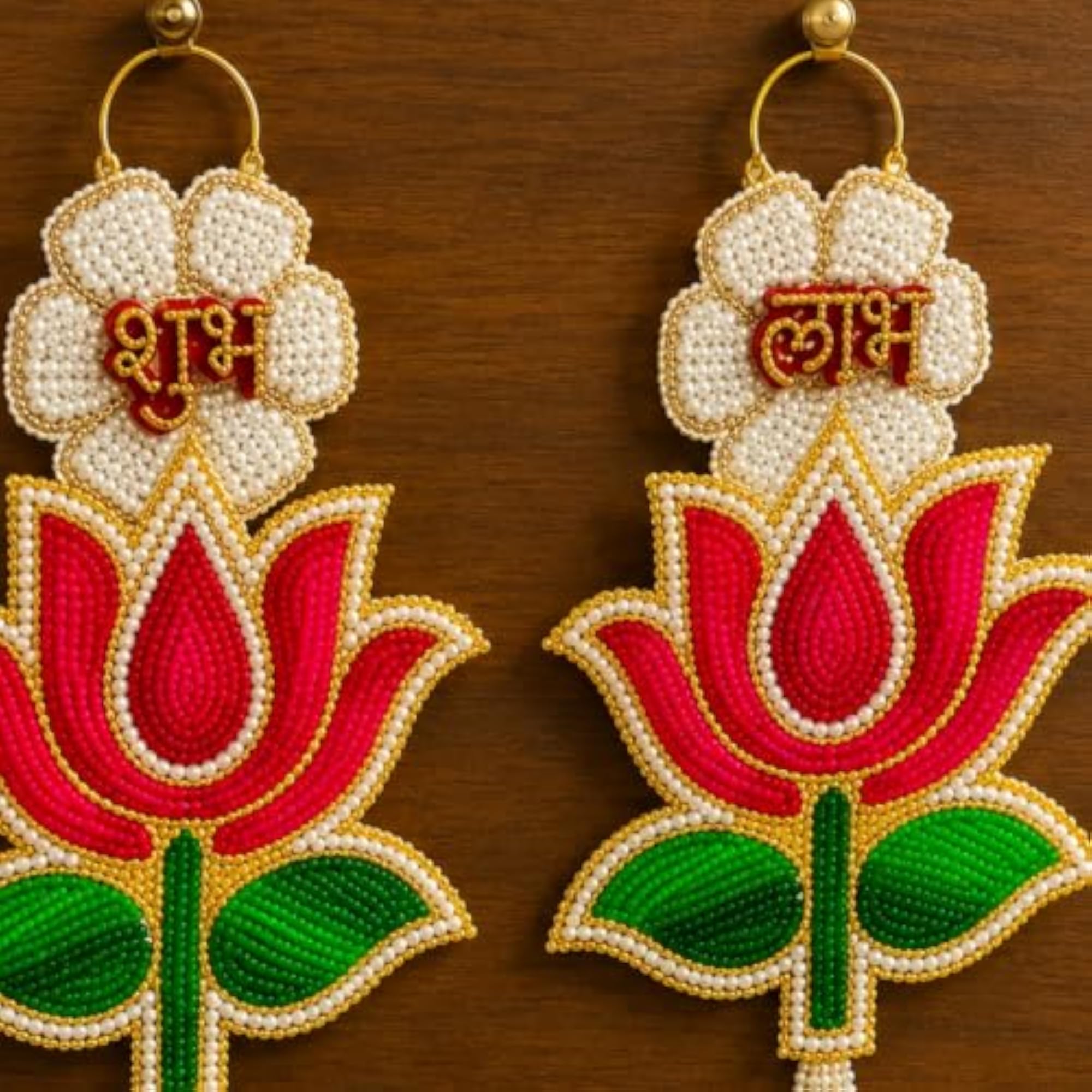 Rose Patch Side Door Hanging Set of 2 for Diwali Decoration