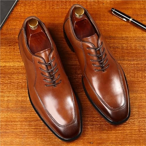 Leather Lace Up Oxford Shoes for Men Stylish and Comfortable for Business Wear and Events3