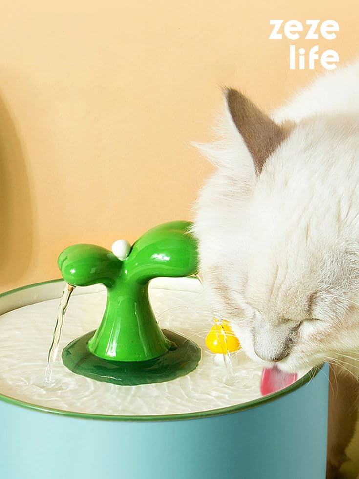 Fuente de agua para gato zezelife Sapling miniatura 3