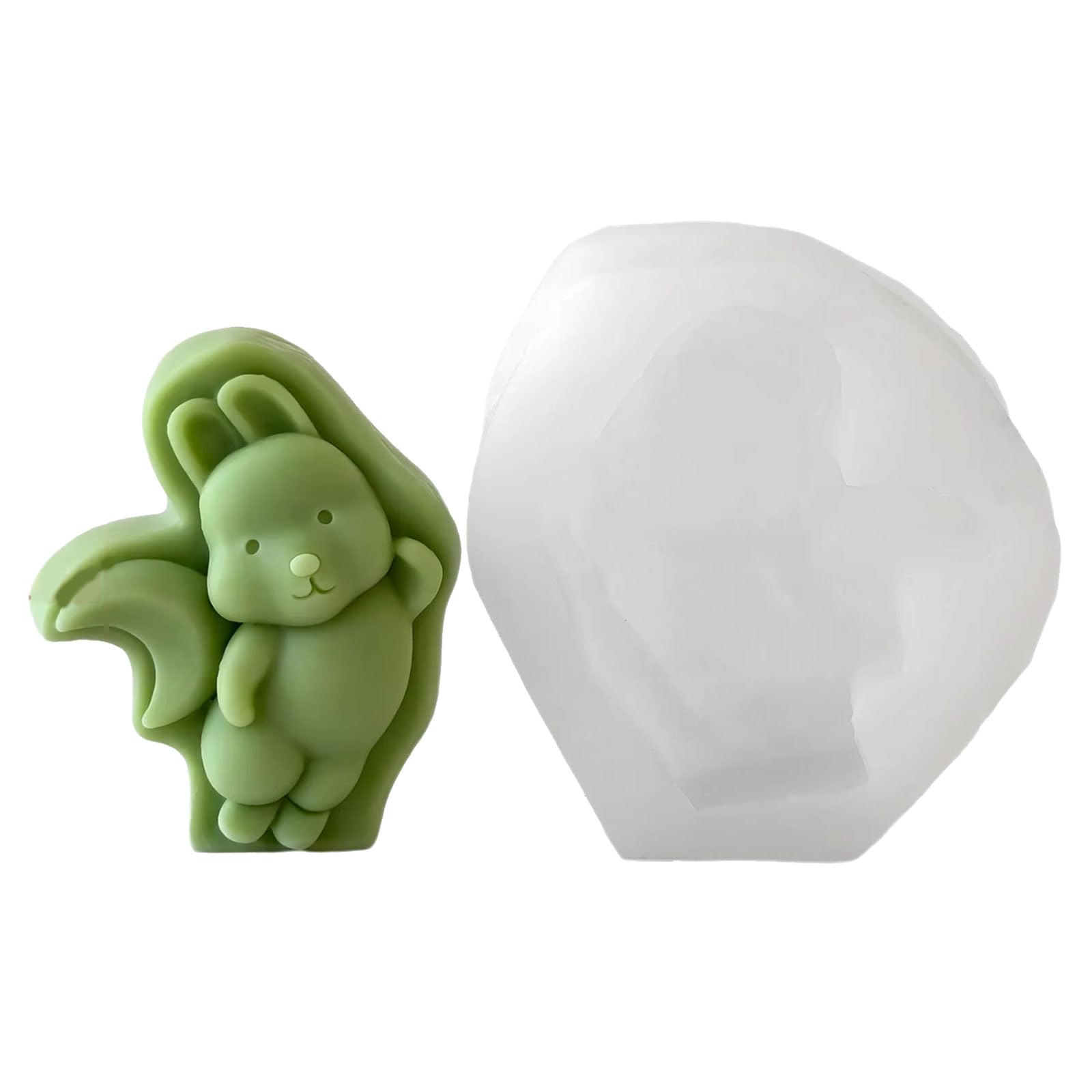 Alksubbm Decorating Castings Epoxy Ornament Making Baking Silicone Rabbits Embossed Handicrafts Silicone Decorating Molds