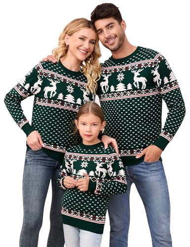 YesFashion Men's Elk Christmas - Holiday Winter Cozy, Knitted Festive...