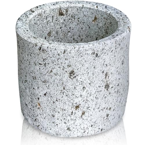 Kaiju Plant 大谷石 石鉢 Φ140mm x H120mm 0.7L アガベ 多肉 サボテン 塊根 用のサムネイル