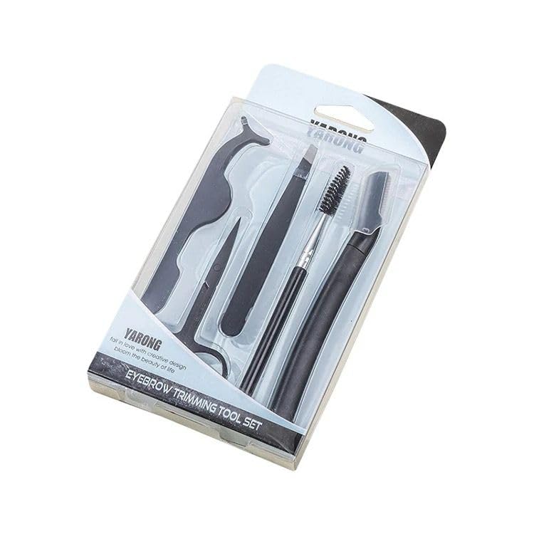 COSLUXE 5 Pcs Eyebrow Trimming Kit Eyebrow Grooming Set with Tweezers Scissors Eyebrow Razor and Eyelash Applicator for Women and Men (B0CF8XGKB4) Amazon Price History, Amazon Price Tracker