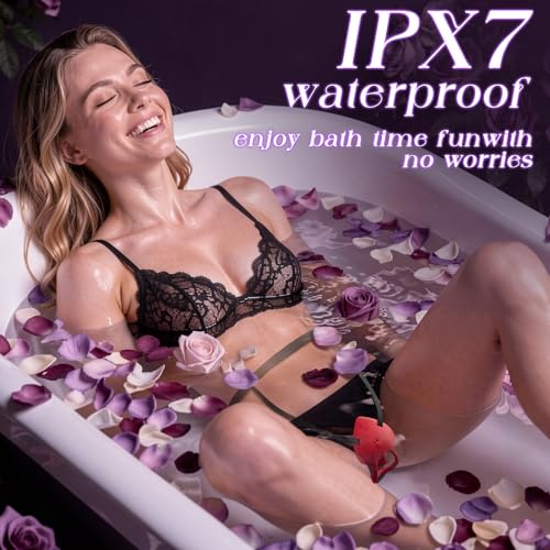 Image of Couples Sex Toys Wearable Vibrator - MOOLIGIRL Vibrating Panties for Women Men with Flexible Bulb ＆ 9 Vibrations Modes G Spot Adult Toy, Clitoral Stimulator BDSM Cock Ring Remote Control