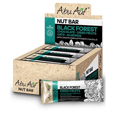 Abu AufBlack Forest Dried Fruits Bar - Box (12 x 70 gm), Natural Sweetness in Every Bite