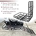 Heavy-Duty Hitch Mount Wheelchair Carrier with Mobility Ramp – Ideal for Wheelchairs, Scooters, Lawn Mowers & Snow Blowers – 500 lb Capacity Basket-Style Hauler