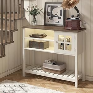 Choochoofarmhousecoffeebarcabinetwithledbuffetcabinetwithstoragesideboardbuffetcabinetwithglassdoorconsoletableforkitchenhallwayentrancewhite Urban Country Home Decor Choochoo farmhouse coffee bar cabinet with led buffet cabinet with storage sideboard buffet cabinet with glass door console table for kitchen hallway entrance white urban country home decor