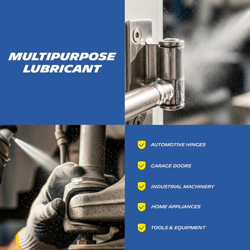 Image of MICHELIN White Lithium Grease Spray 400ml | Heavy-Duty Lubricant for Hinges, Bearings, Machines & Gears | Long-Lasting Protection Against Friction, Rust & Corrosion | Smooth & Noise-Free Performance
